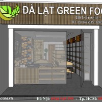 Thiết kế Shop hoa quả - Chị Thúy - Thụy Khuê